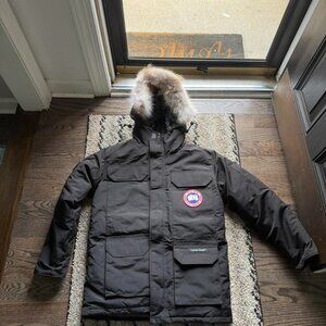Canada Goose Men's Black and Brown Coat